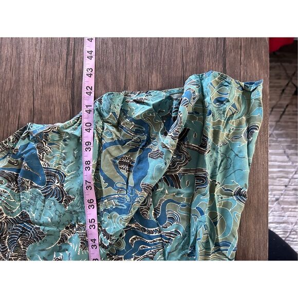 Zadig and Voltaire Root V-Neck Asymmetrical Multicolored Teal Dress Size M - Picture 12 of 12